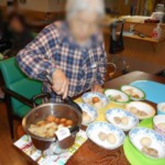 料理を準備する様子