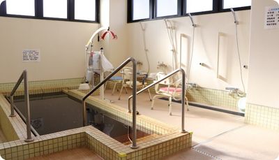 リラックスできる浴室