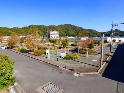 緑豊かな外観