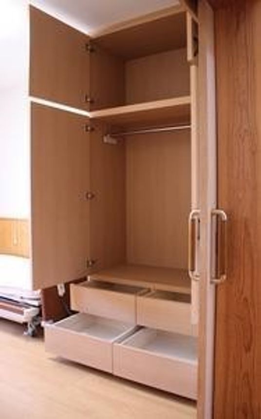 開放的な収納スペース