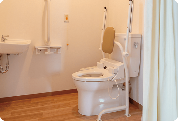 清潔感のあるトイレ空間