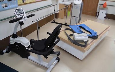 運動器具のある室内