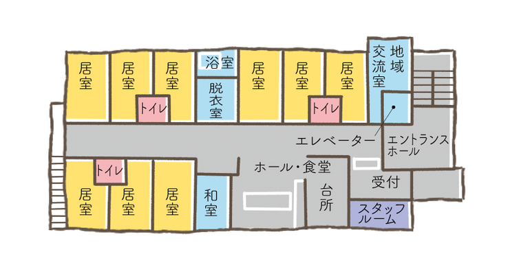 施設の平面図図面