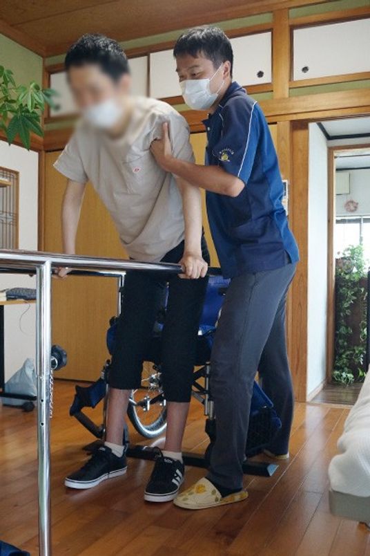 訓練室でのサポート