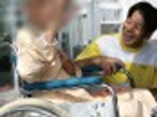 車椅子の方との交流