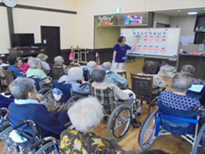 講習会が行われる部屋