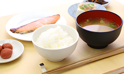 おいしい朝食の食卓