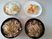 多種類の料理を並べたテーブル