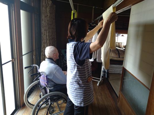 介助された居室