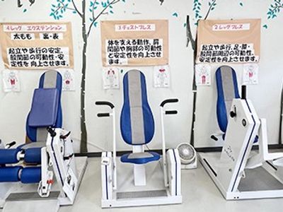エクササイズ器具の訓練室