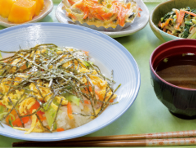 料理のある食卓