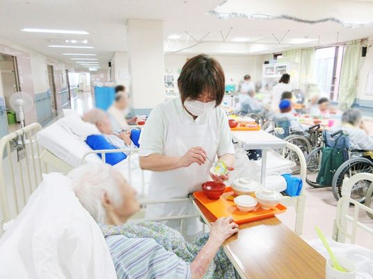 介護職の様子の場面