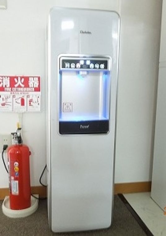 消防設備のある廊下
