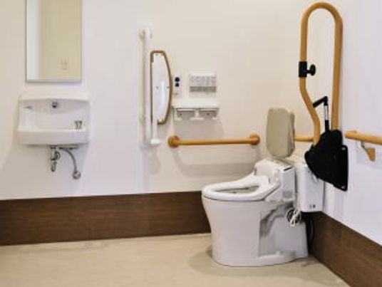 清潔なトイレ施設