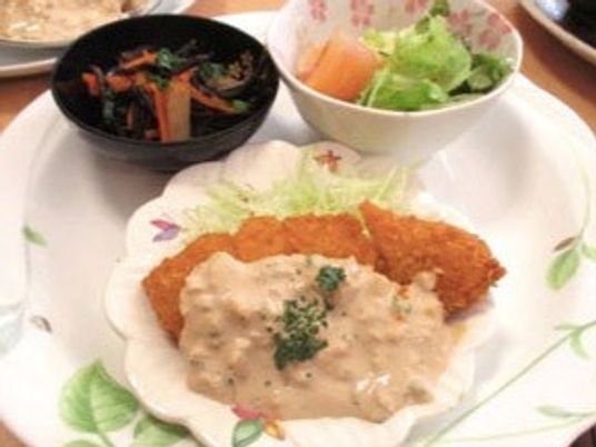 おいしい料理のプレート