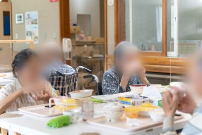自然光の食堂