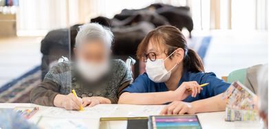 居室での会話