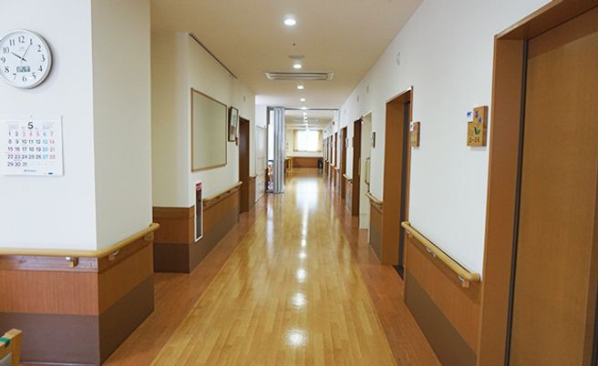 長い廊下の様子