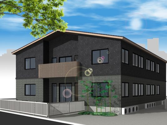 モダンな建物の外観