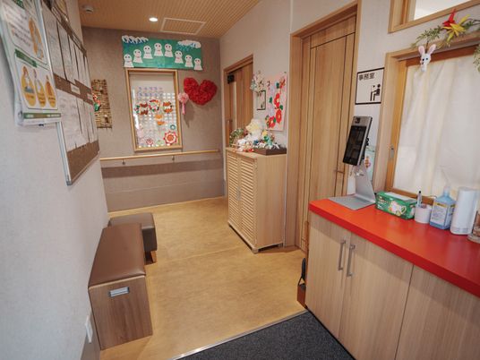 エントランスの職場環境