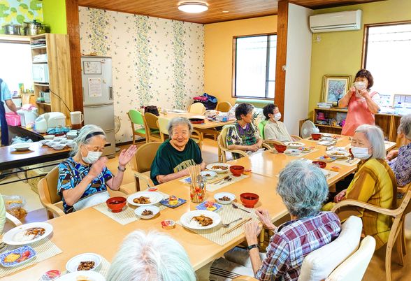 和やかな食事時間