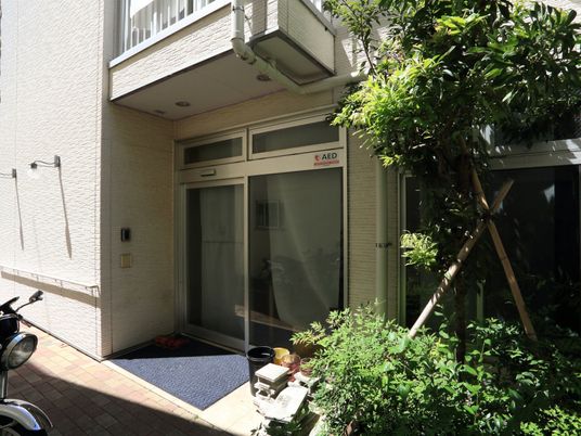 明るいエントランス