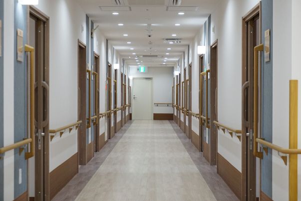 清潔感のある廊下