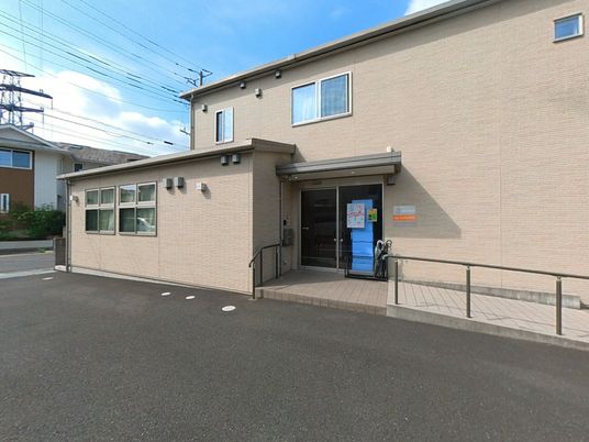 ゆったりとしたエントランス