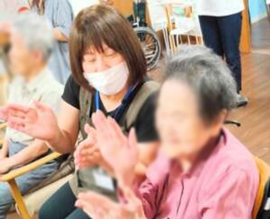 笑顔の交流の場