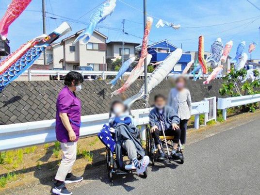 散歩中の様子