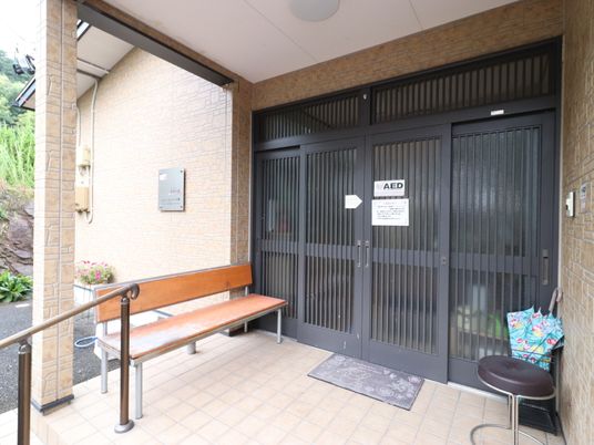 安全配慮のエントランス