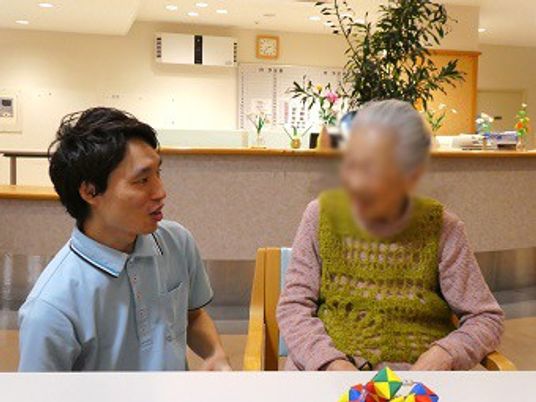 面談中のラウンジ