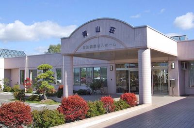 青山荘の正面玄関