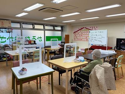 落ち着いた共有スペース