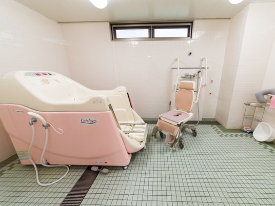 清潔な浴室設備