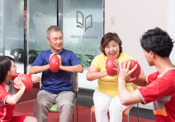 運動器具を使ったトレーニング室