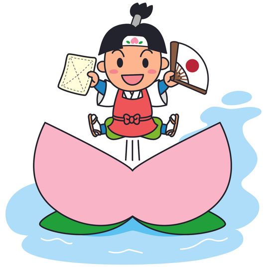 笑顔のキャラクターイラスト