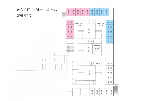 多目的室のフロア図