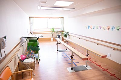 機能訓練室の清潔な環境