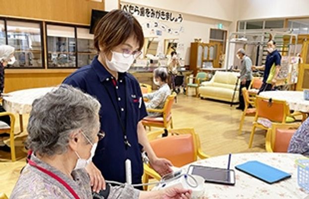 明るい共有スペース