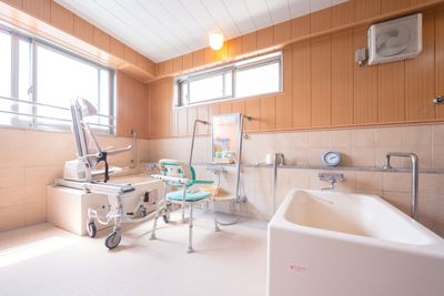 機能的な設備の浴室