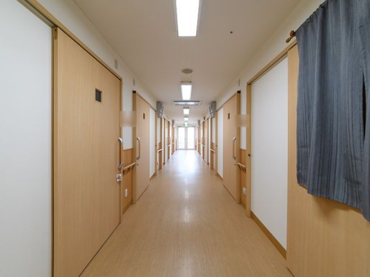 明るい廊下の様子