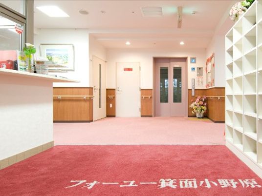 清潔感のある廊下エリア