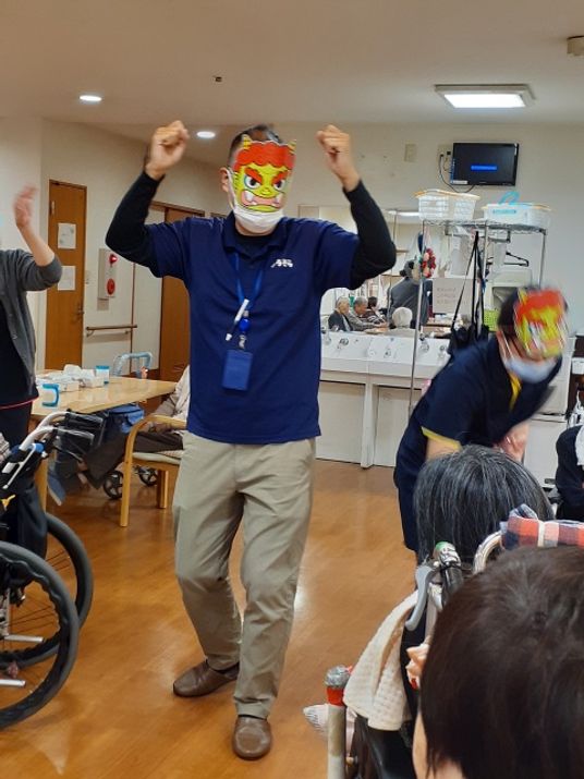 楽しい雰囲気の居室