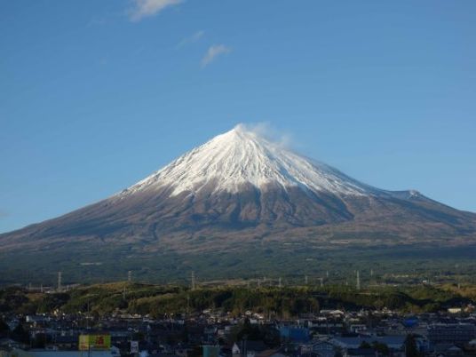 富士山と街並み