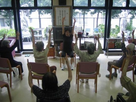 機能訓練室での活動