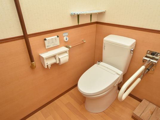 トイレの手すり付き