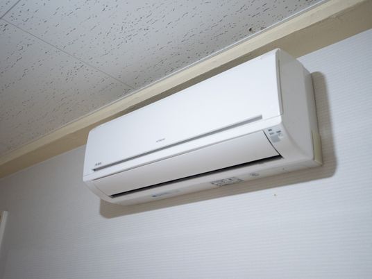 エアコンが設置された居室