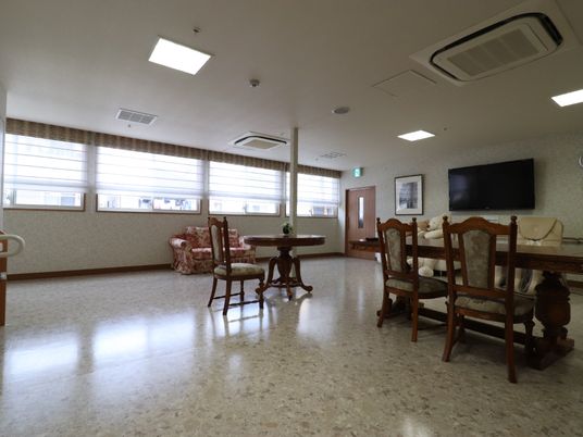 広々とした共有スペース