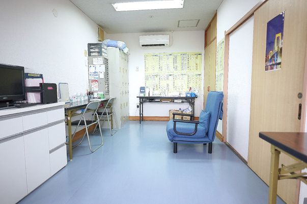 ゆったりとした休憩室